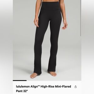 Lululemon Align High Rise Mini Flare